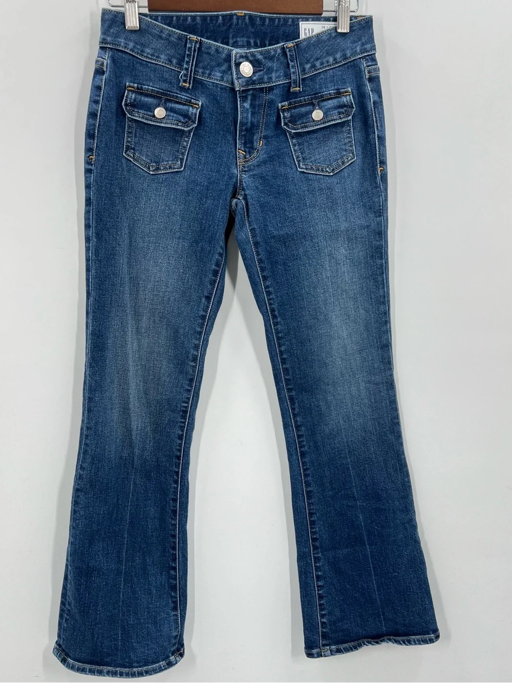 162 GAP Slim Fit Dark Blue low-rise Jeans